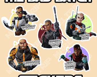 Star Wars The Bad Batch Stickers