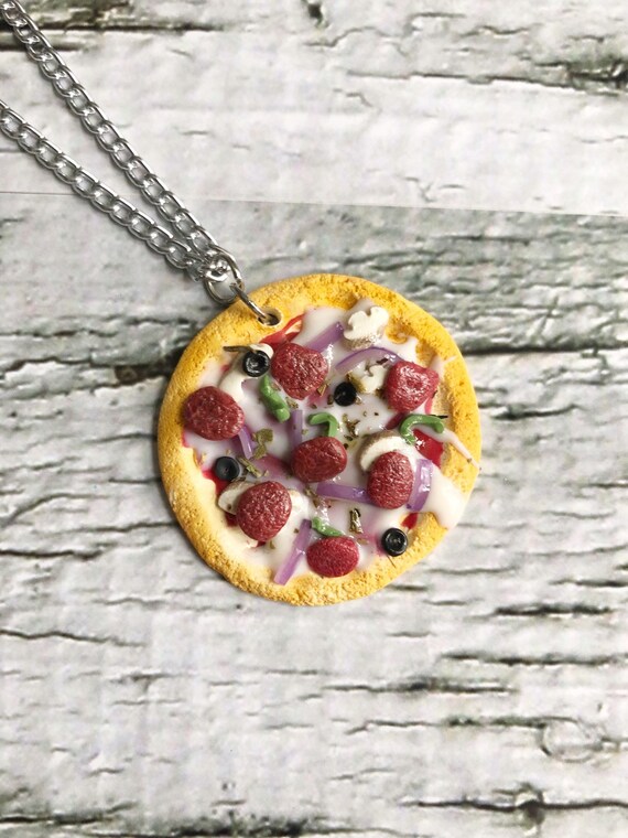 Peperoni Pizza Kette Etsy