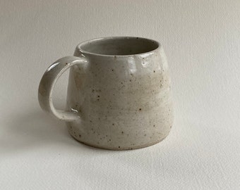 Mug, Ceramic mug, Stoneware mug, Pottery mug, Clay mug, Handmade mug, Handmade ceramic mug, Flecked mug, Natural mug