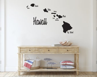 Hawaiian Wall Decal Etsy