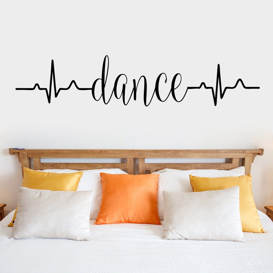 Dance Heartbeat Vinyl Wall Decal Sticker Home Decor Art Etsy