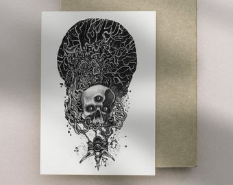 Horror Art print | Phobia series | Posters & Postcards