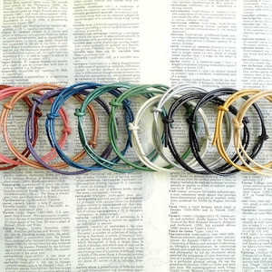 Real Leather Cord Surf Wrap Wristband Bracelet anklet Boho surfer beach ocean FULLY ADJUSTABLE Cuff Bracelet Anklet Unisex for Men or Women