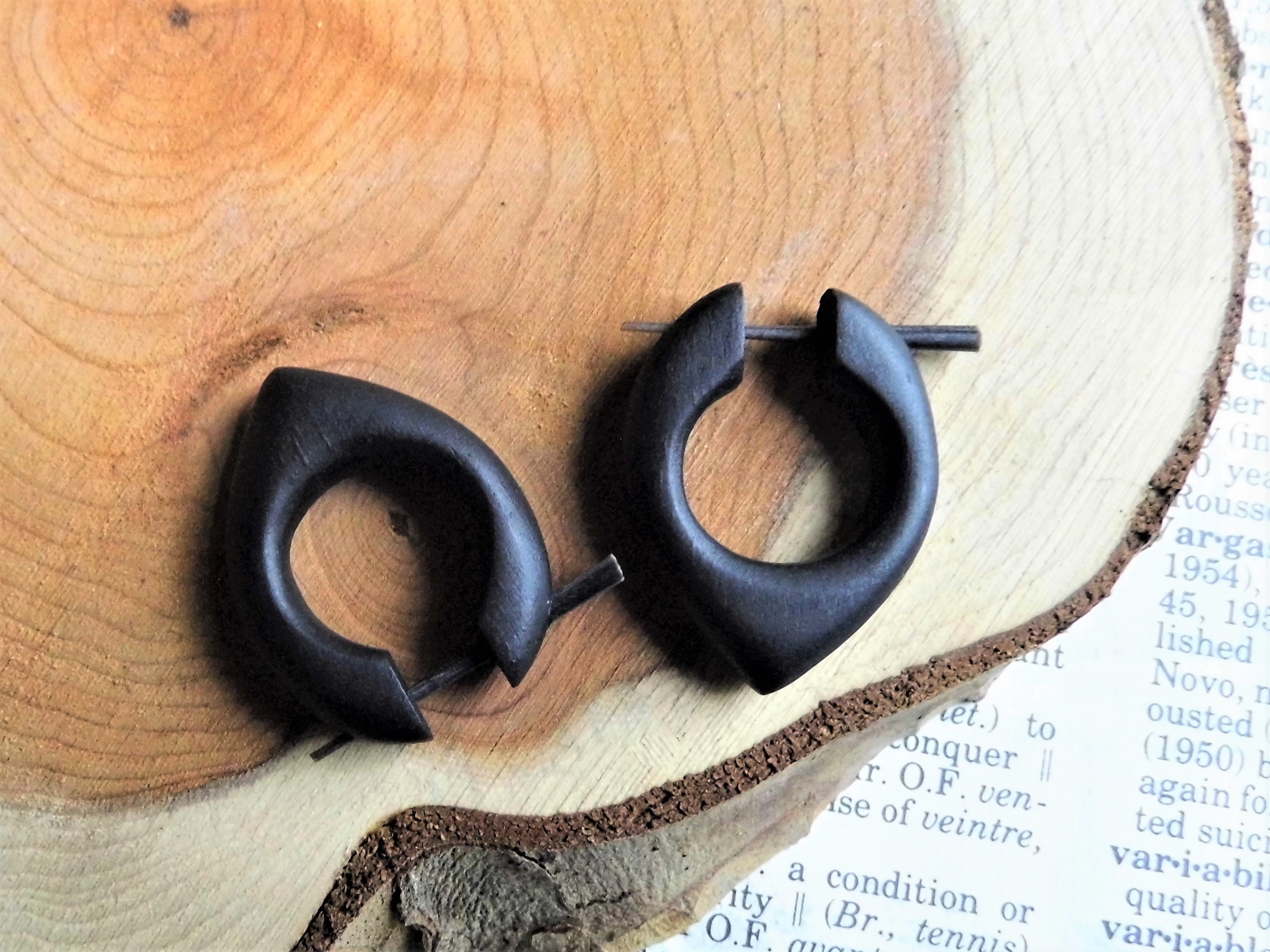 2/ Ethnic Style Cowboy Boots Earring Men's Wooden Earrings - Temu