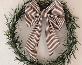 Cinta, cinta decorativa, cinta navideña, marrón a rayas