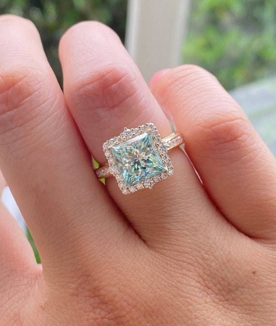 Lab created aquamarine ring clearance