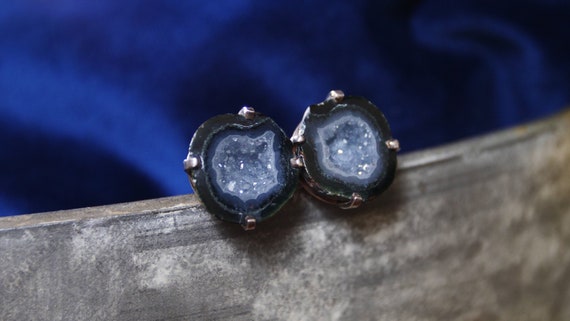 Unique Spivey Geode Cufflinks - image 2