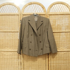 Vintage Blazer | Gray wool | Linda Allard Ellen Tracy | Size 12