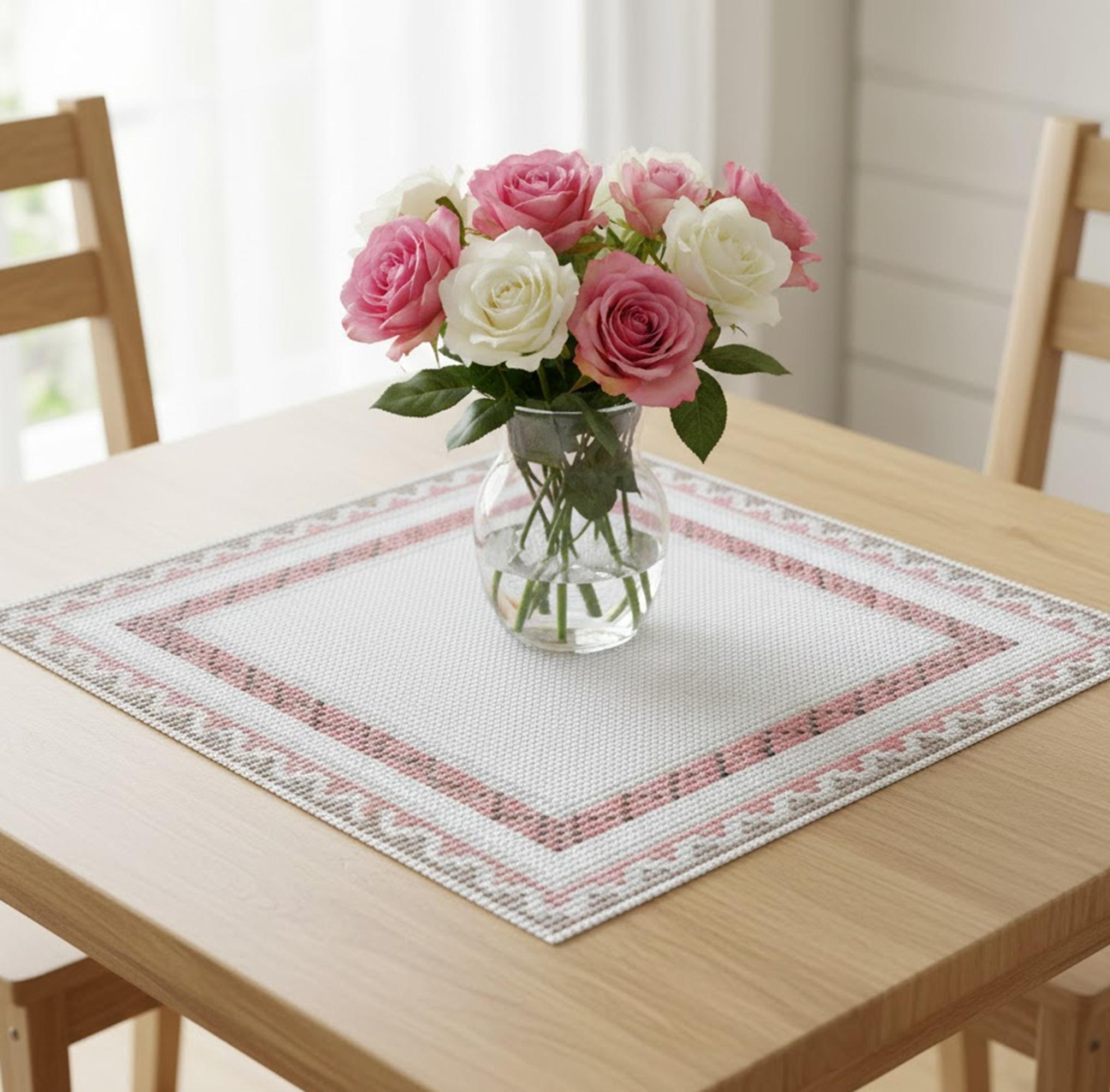 Nurge Telaio Per Ricamo E Punto Croce – Cornice Rettangolare In Plastica Rosa, 145x165 Mm, Profondità 10 Mm, Ideale Per Cucito A Mano E A Macchina - 5