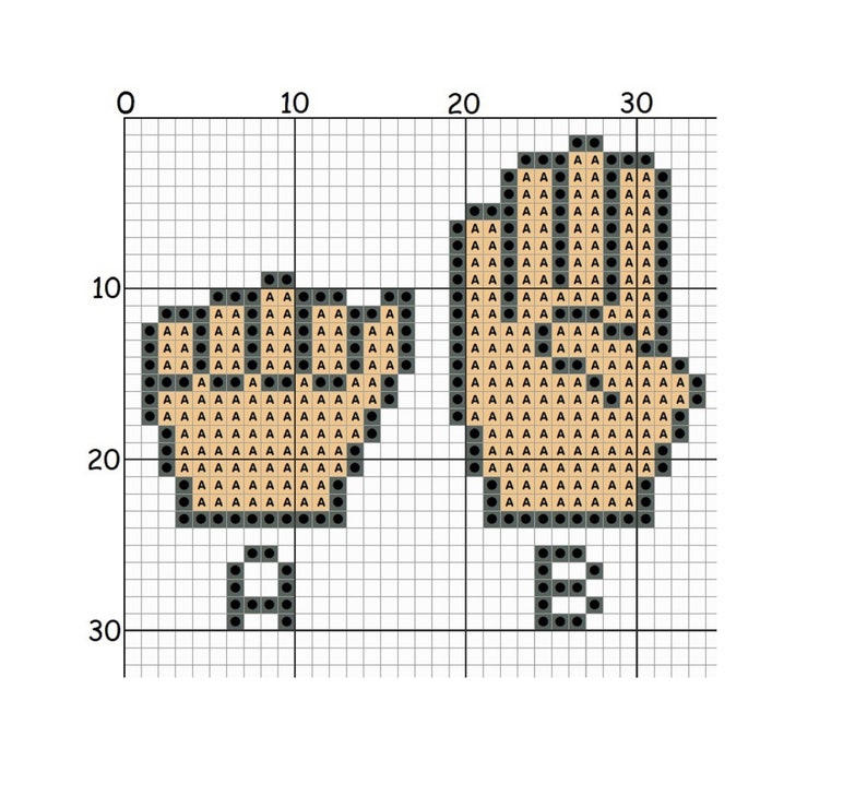 Sign Language Alphabet Cross Stitch Pattern, ASL Cross Stitch Font - Etsy