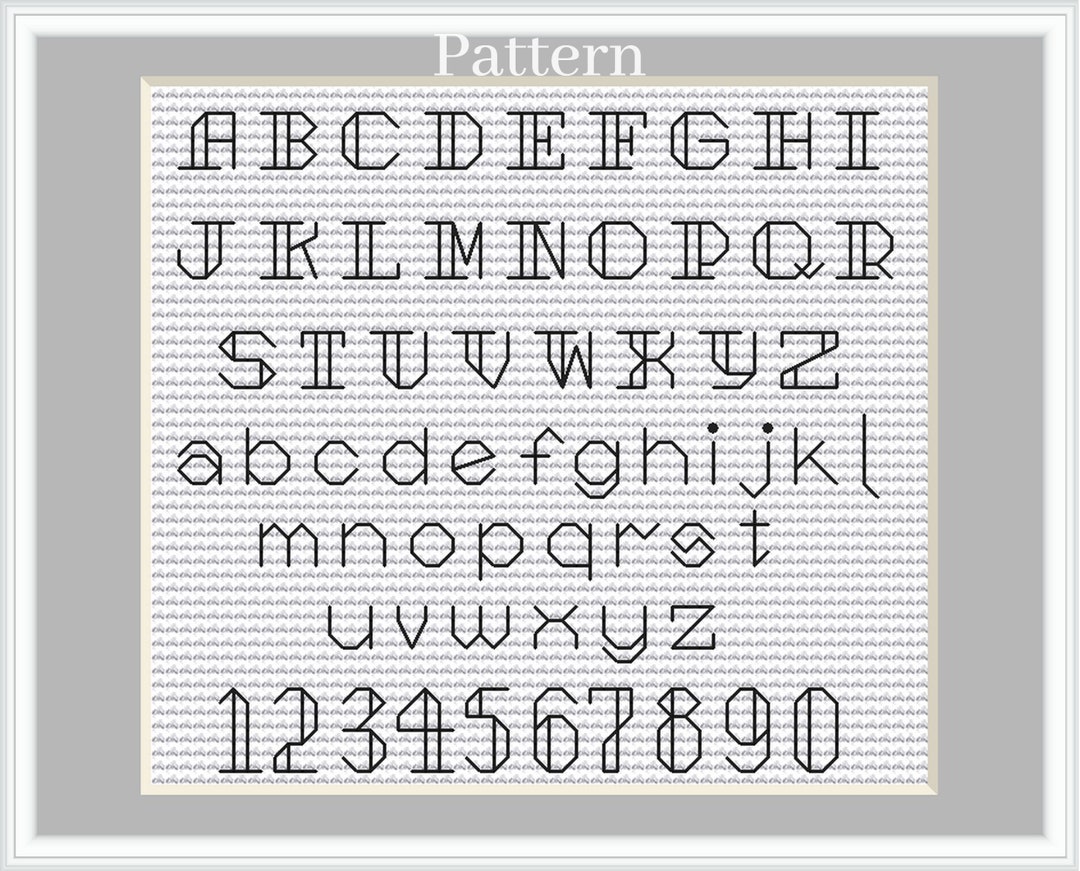 Headline Heads Up – No. 17 « SpareType  Cross stitch fonts, Cross stitch  letters, Cross stitch alphabet