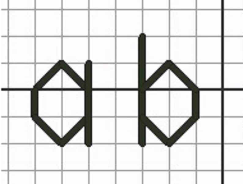 Backstitch alphabet, Cross stitch font, Cross stitch letters, Small alphabeth cross stitch image 7