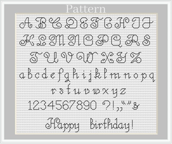 Headline Heads Up – No. 17 « SpareType  Cross stitch fonts, Cross stitch  letters, Cross stitch alphabet