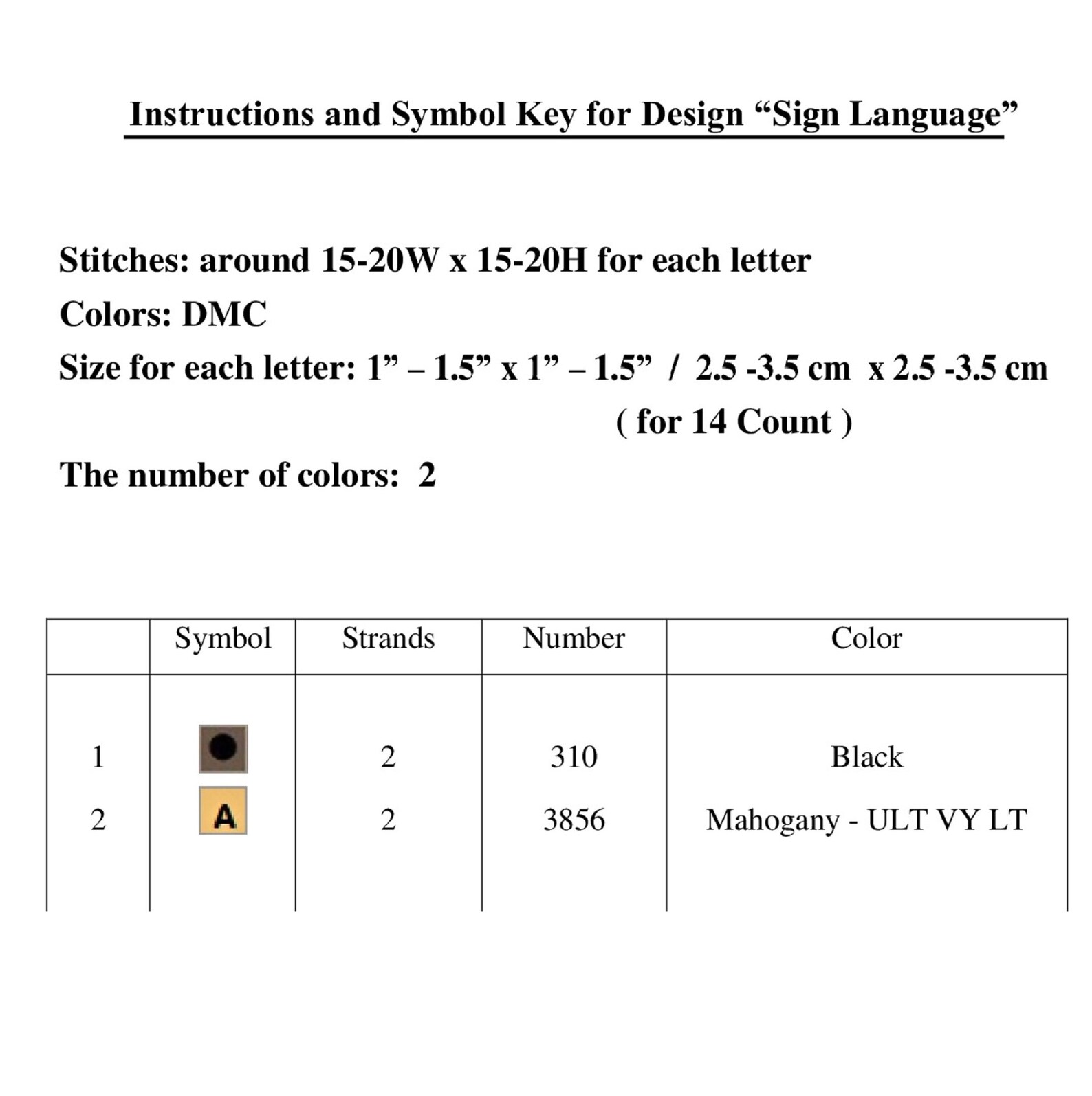 Sign Language Alphabet Cross Stitch Pattern, ASL Cross Stitch Font - Etsy