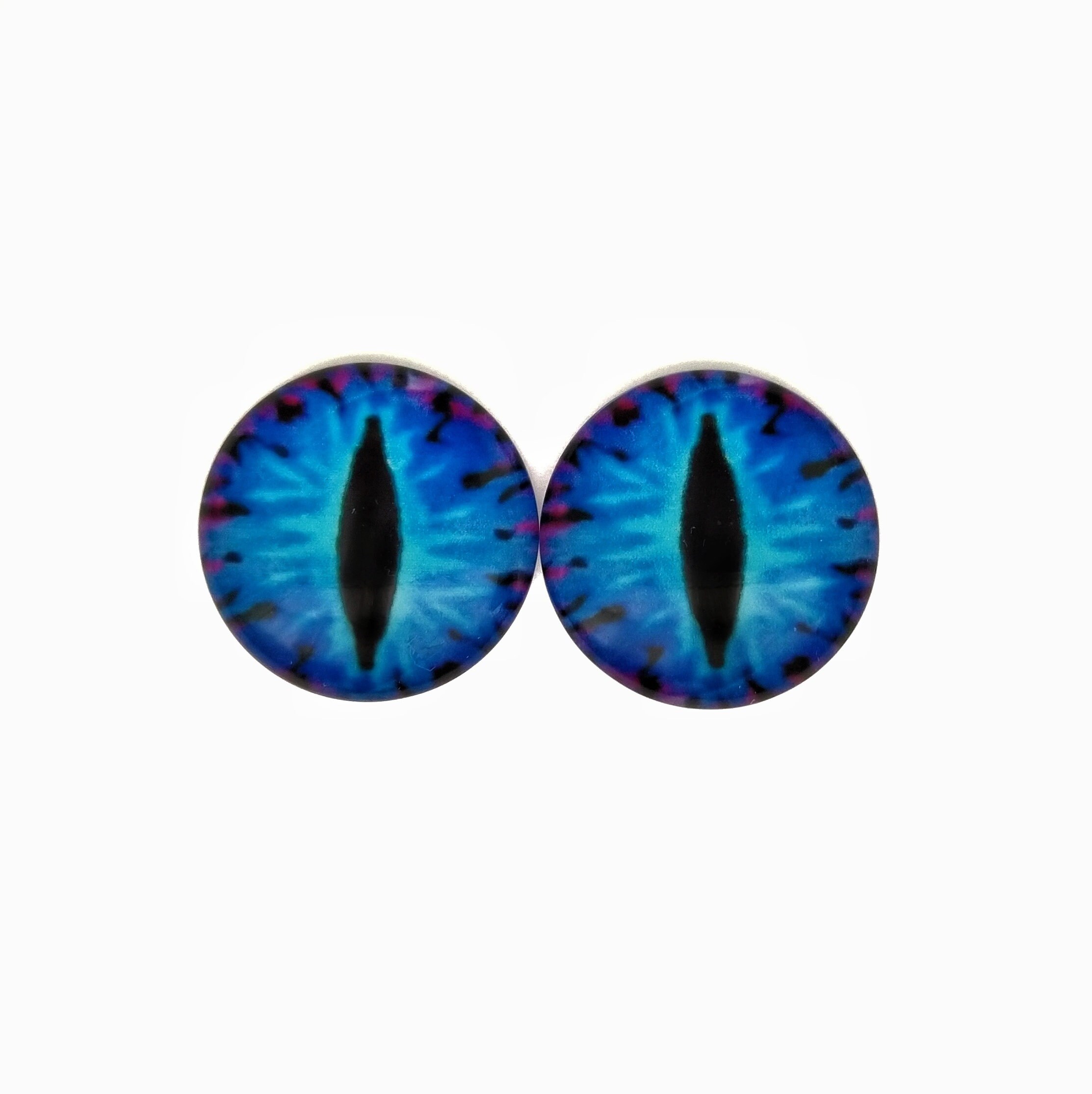 Large glass eyes 20 mm Stuffed animal eyes Flat doll eyes Etsy