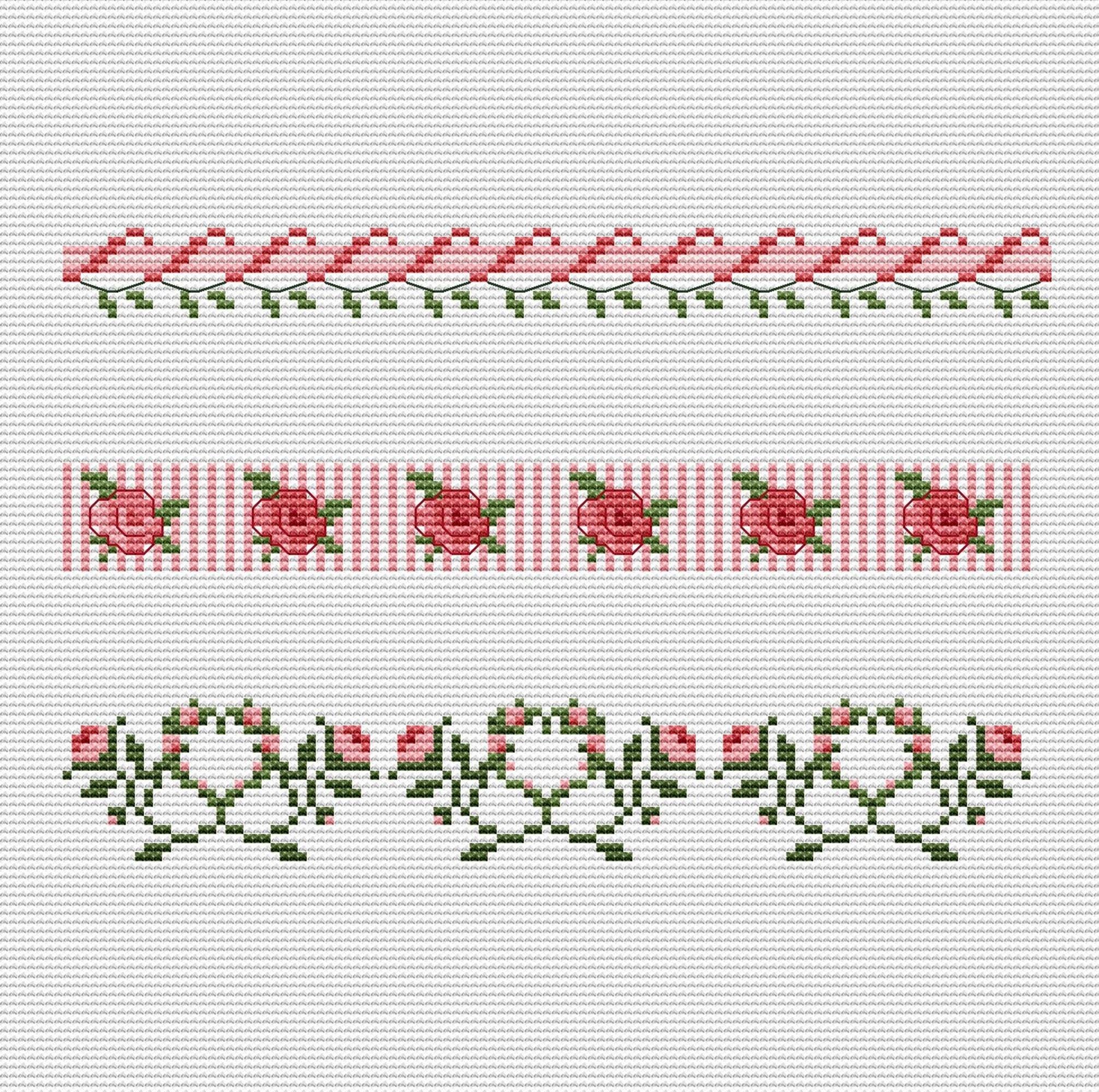 Cornice Per Ricamo Nurge Rettangolare Oblunga In Plastica Rosa, 95x110mm, Profondità 10mm, Per Punto Croce - 3