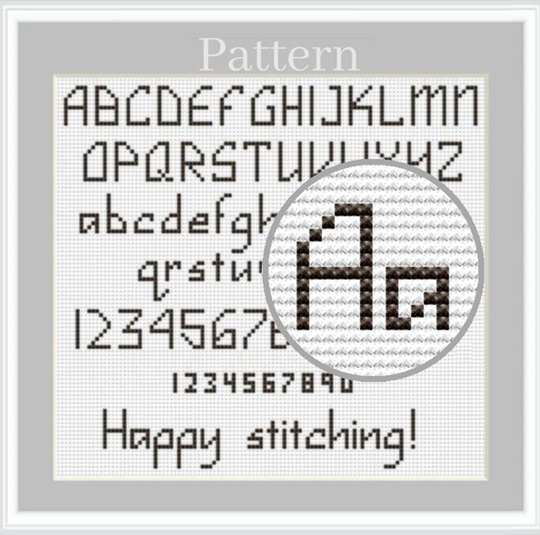 Cross Stitch Alphabet Pattern, Cross Stitch Fonts, Cross Stitch Letters