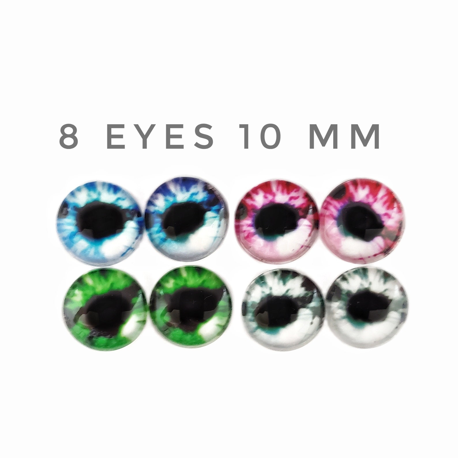 Teddy bear eyes Stuffed animal eyes Doll eyes 10 mm Mixed Etsy
