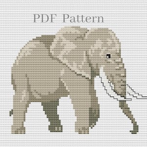 Elefant Kreuzstichmuster
