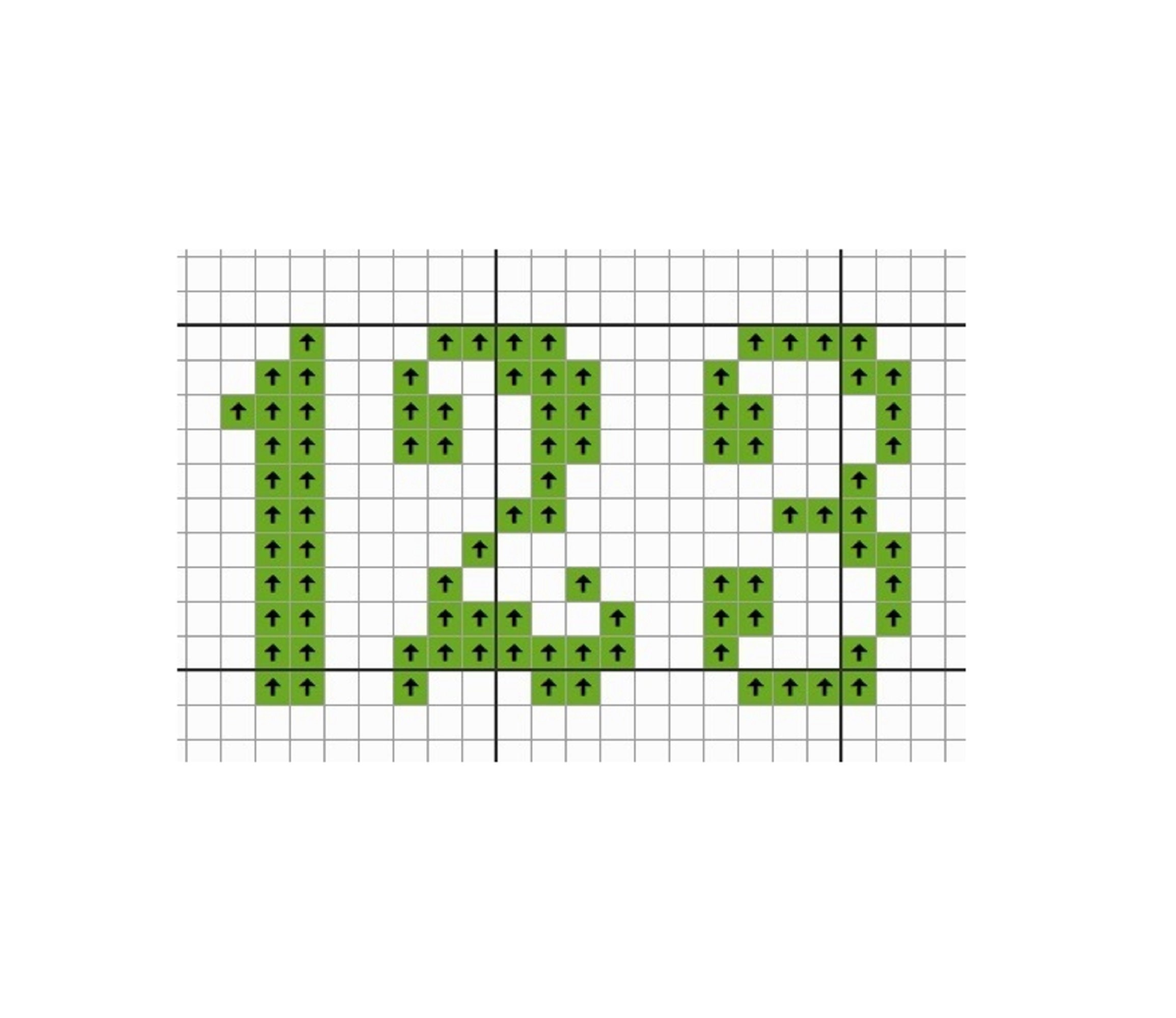 Christmas Alphabet Cross Stitch Pattern With Letters and Numbers for ...