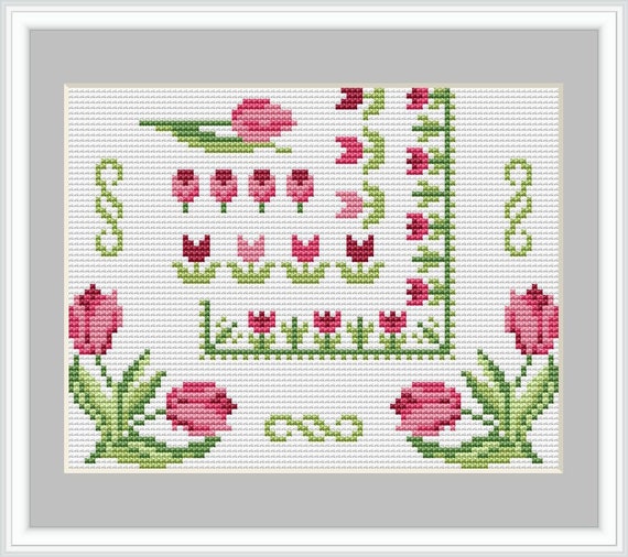 図案 / 編み図 - クロスステッチ - DMC Ultimate Floral CROSS STITCH