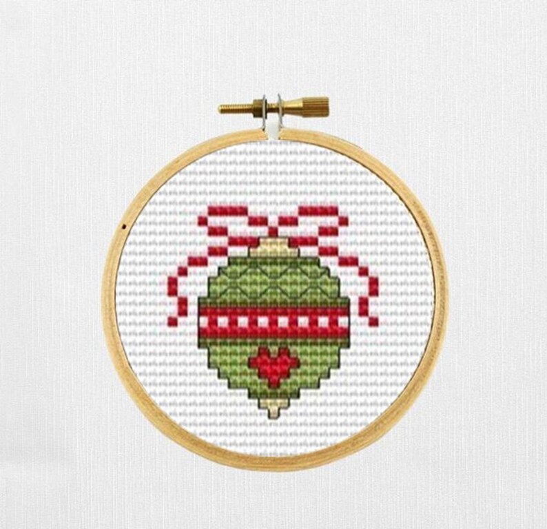 Mini Christmas Cross Stitch Patterns, Small Christmas Pattern for 2 ...