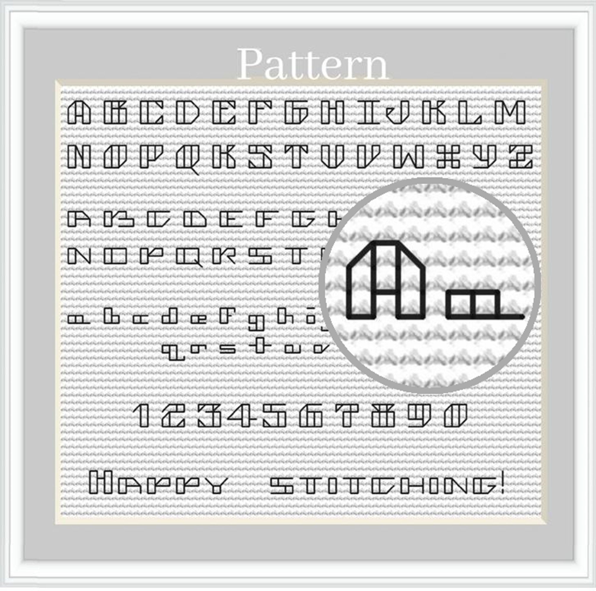 【希少！】Cross stitch letters BIBLE Small Cross Stitch Letters | Cross Stitch Alphabet Pattern