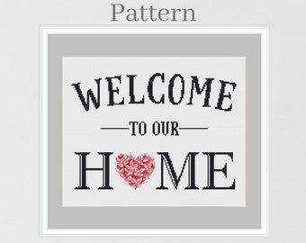 Welcome to our home cross stitch pattern