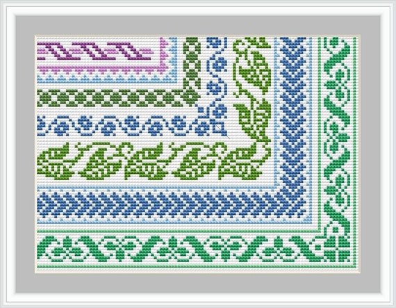 Easily Find the Center of Your Cross Stitch Hoop • Purple Leaf Designs
