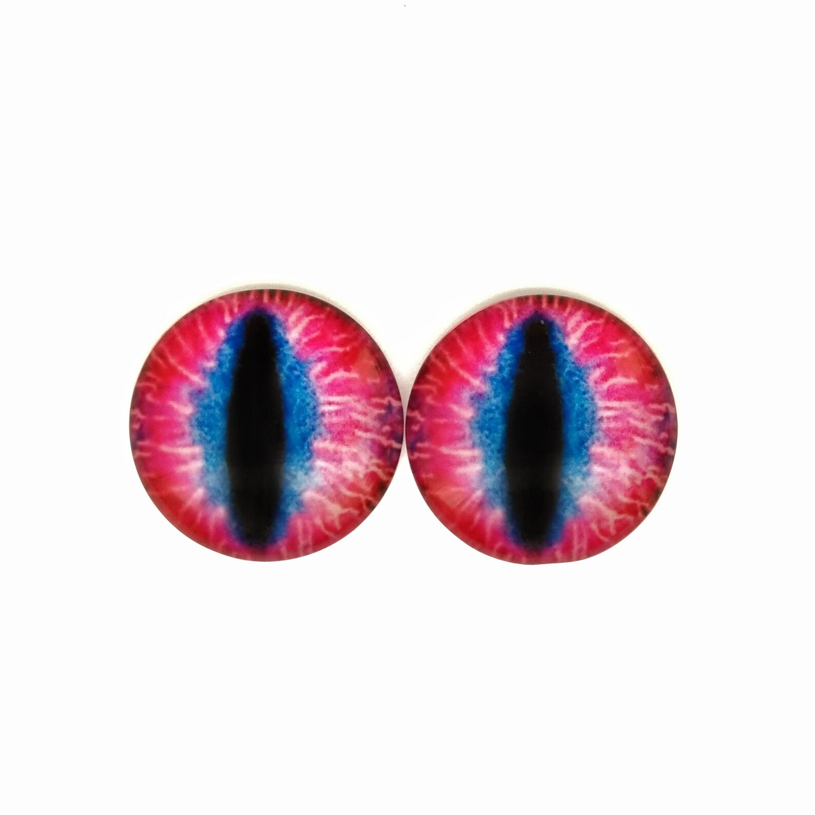 Large Glass Eyes 20 Mm Stuffed Animal Eyes Flat Doll Eyes Etsy