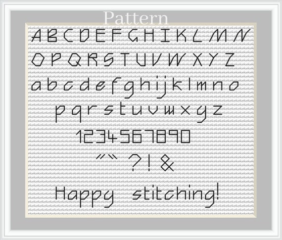 Headline Heads Up – No. 17 « SpareType  Cross stitch fonts, Cross stitch  letters, Cross stitch alphabet