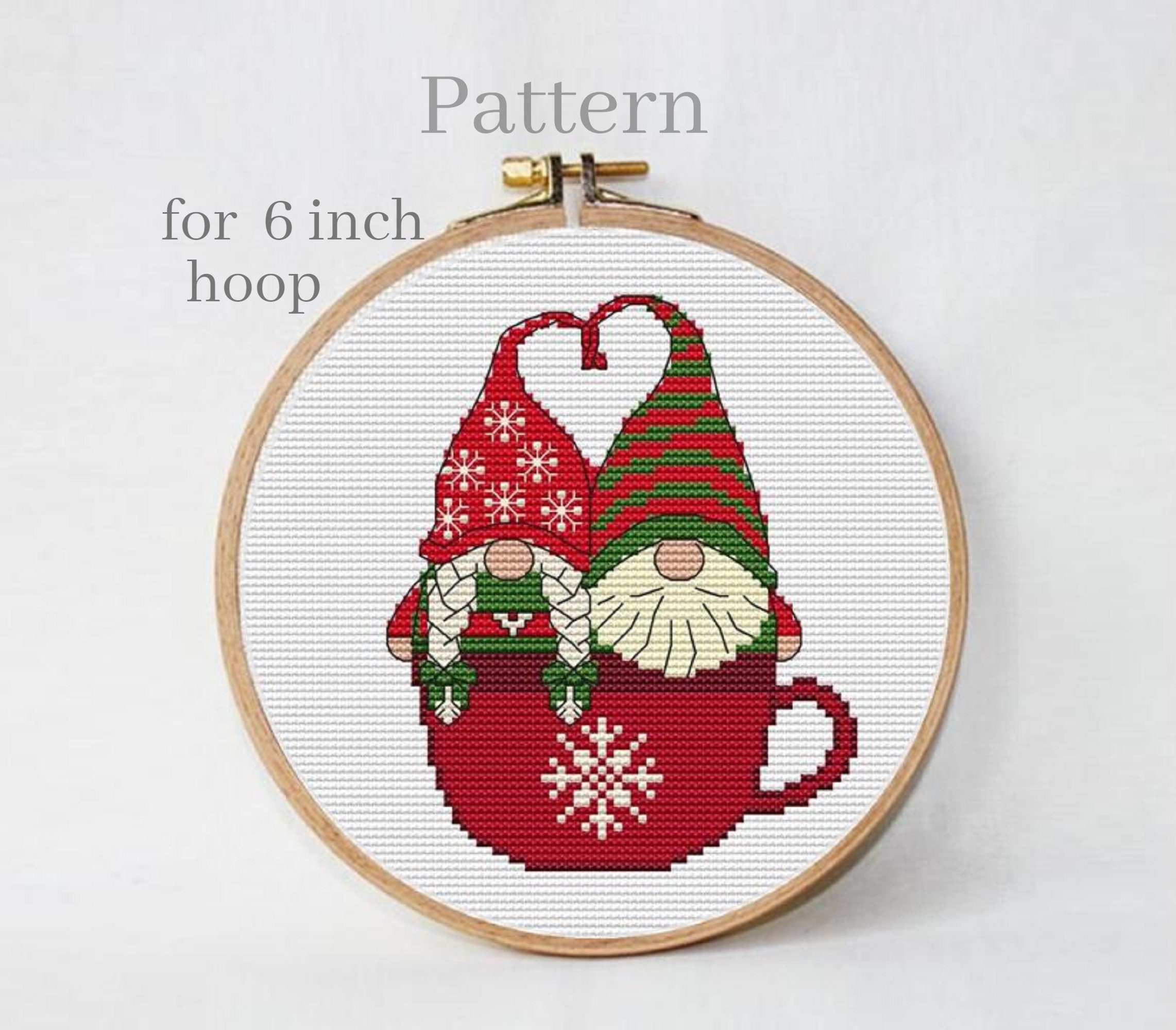 Wichtel Kreuzstichvorlage, Weihnachtswichtel, Wichtelfamilie - Etsy.de