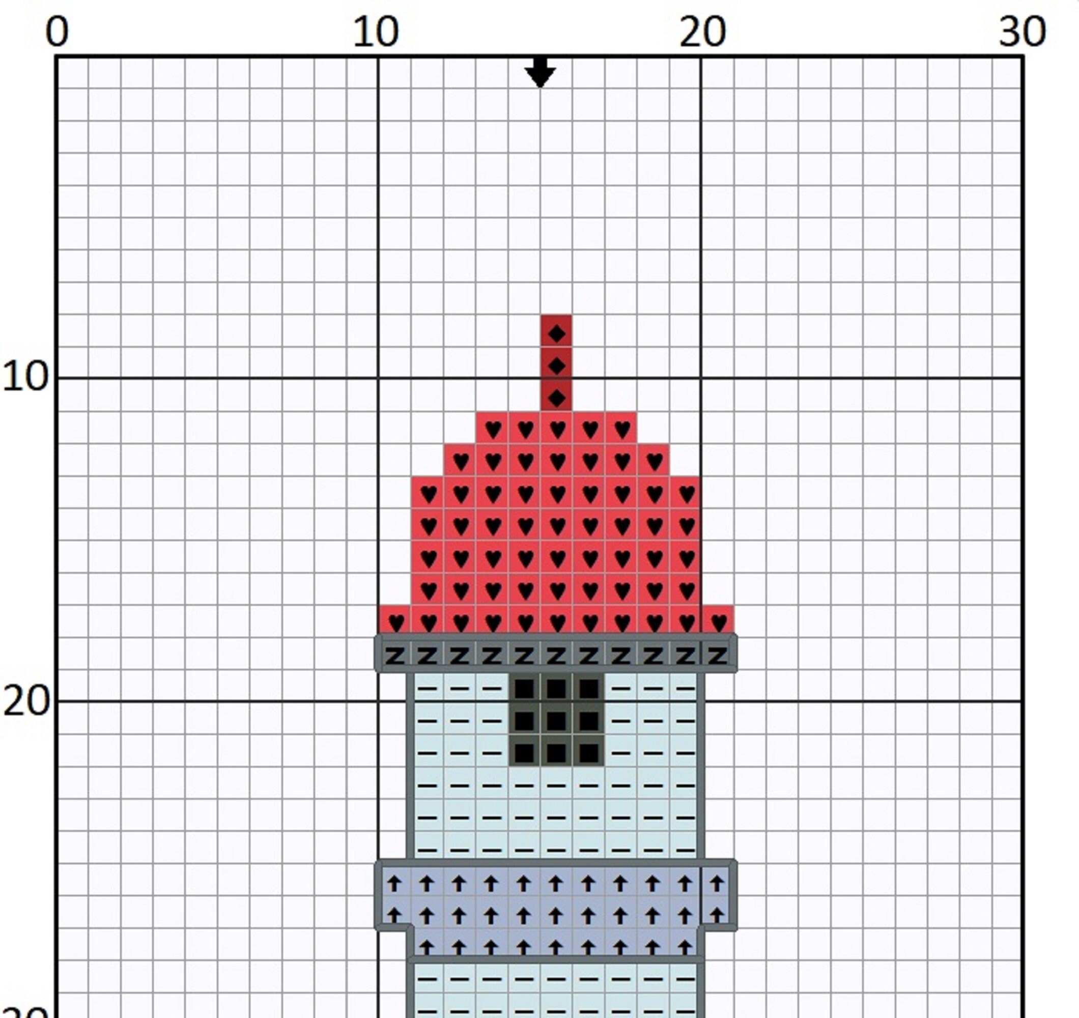 Lighthouse cross stitch bookmark PDF Sea embroidery pattern Etsy