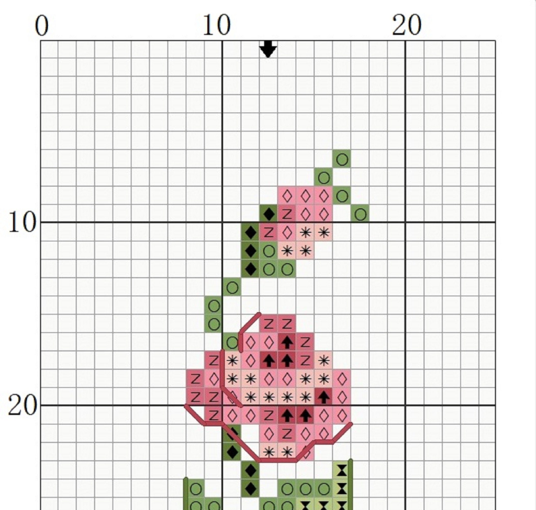 Small Flower Knitting Chart ubicaciondepersonas.cdmx.gob.mx