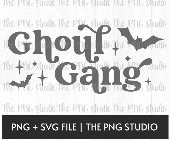 Ghoul Gang SVG Halloween PNG Sublimation - Etsy