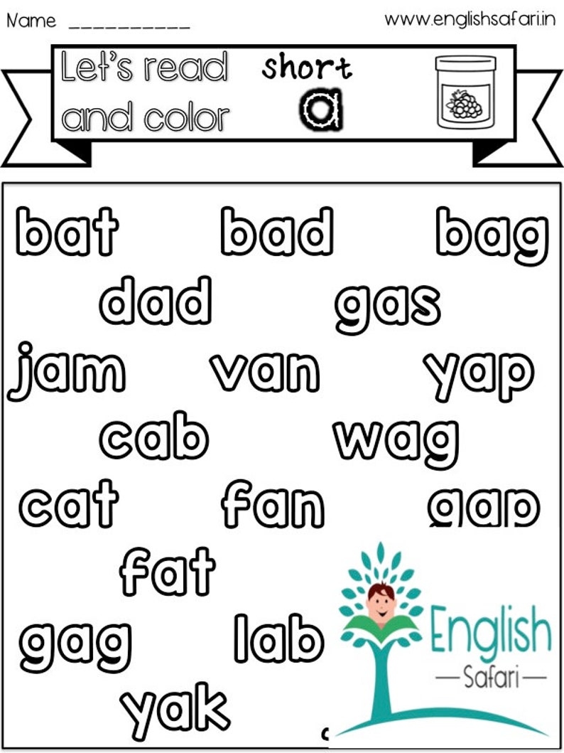 cvc words worksheets etsy