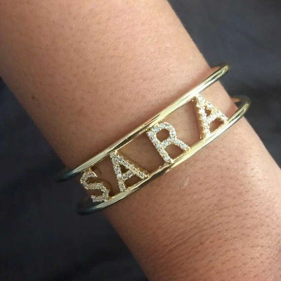 bracelet with boyfriend's name