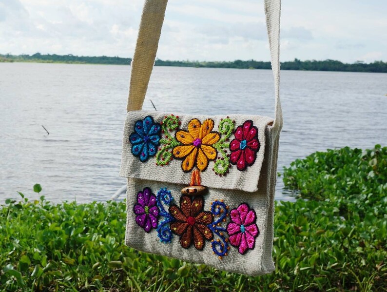 Peru from Cuzco Andean embroidery bag Handmade Handmade