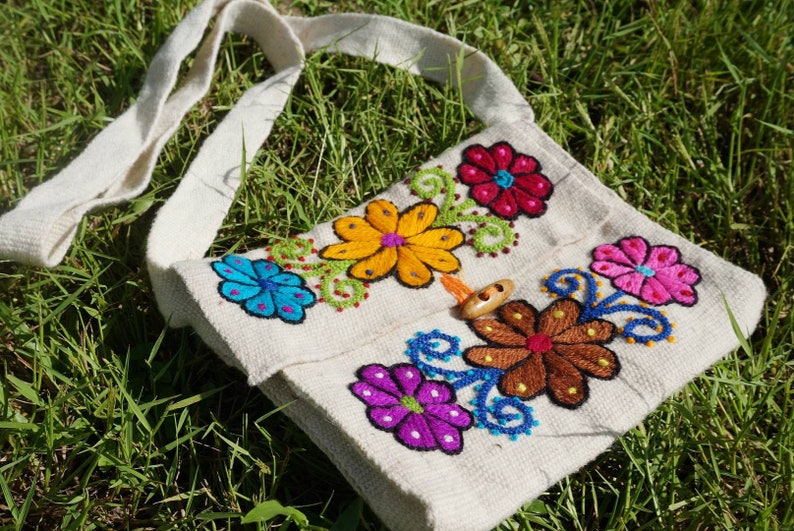 Peru from Cuzco Andean embroidery bag Handmade Handmade