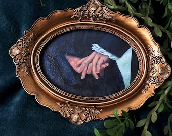 Gouache painting, wall painting, artwork, hopeless romantics, platonic love