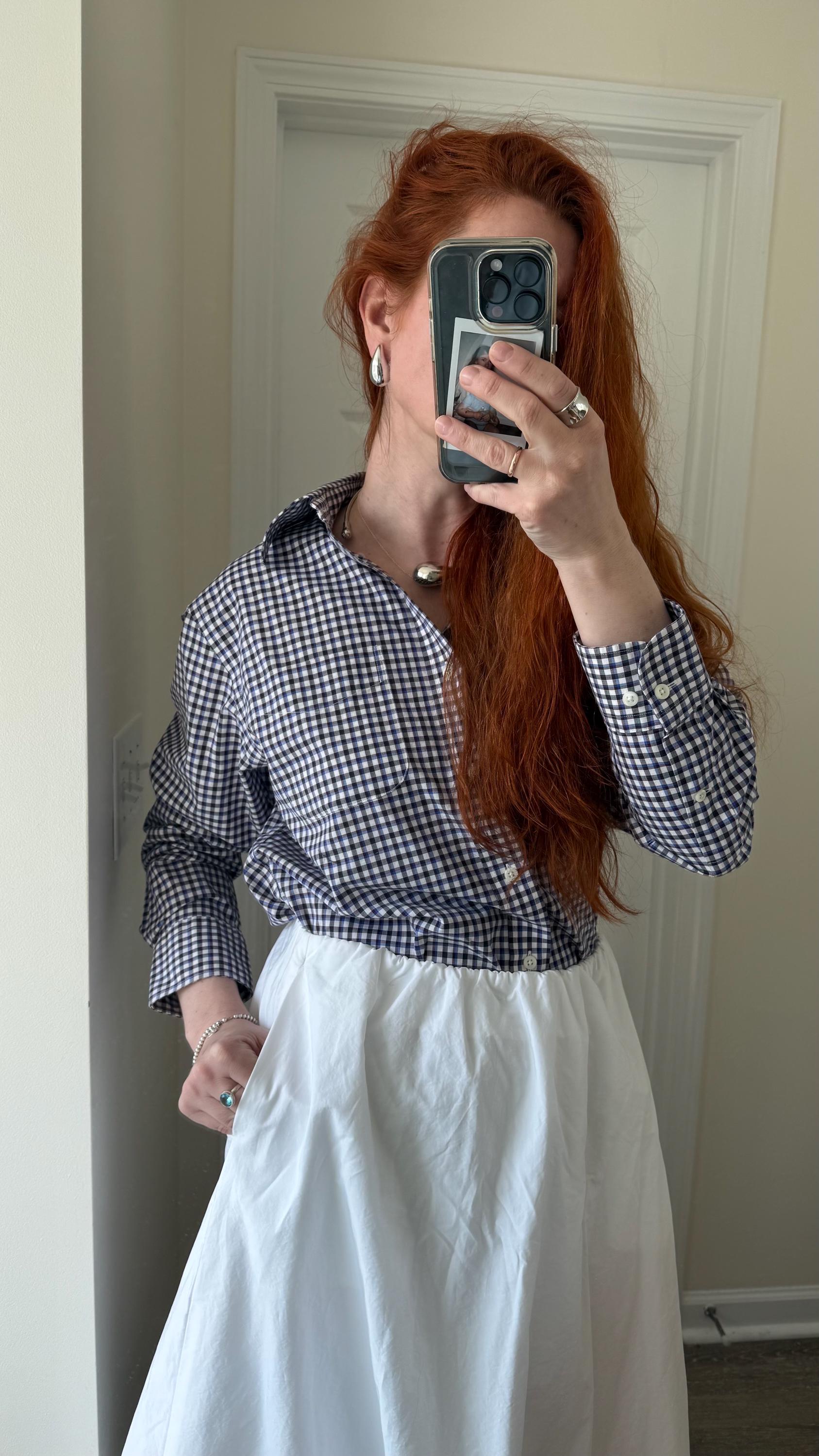 Chemise boutonnée surdimensionnée Ralph Lauren vintage des années