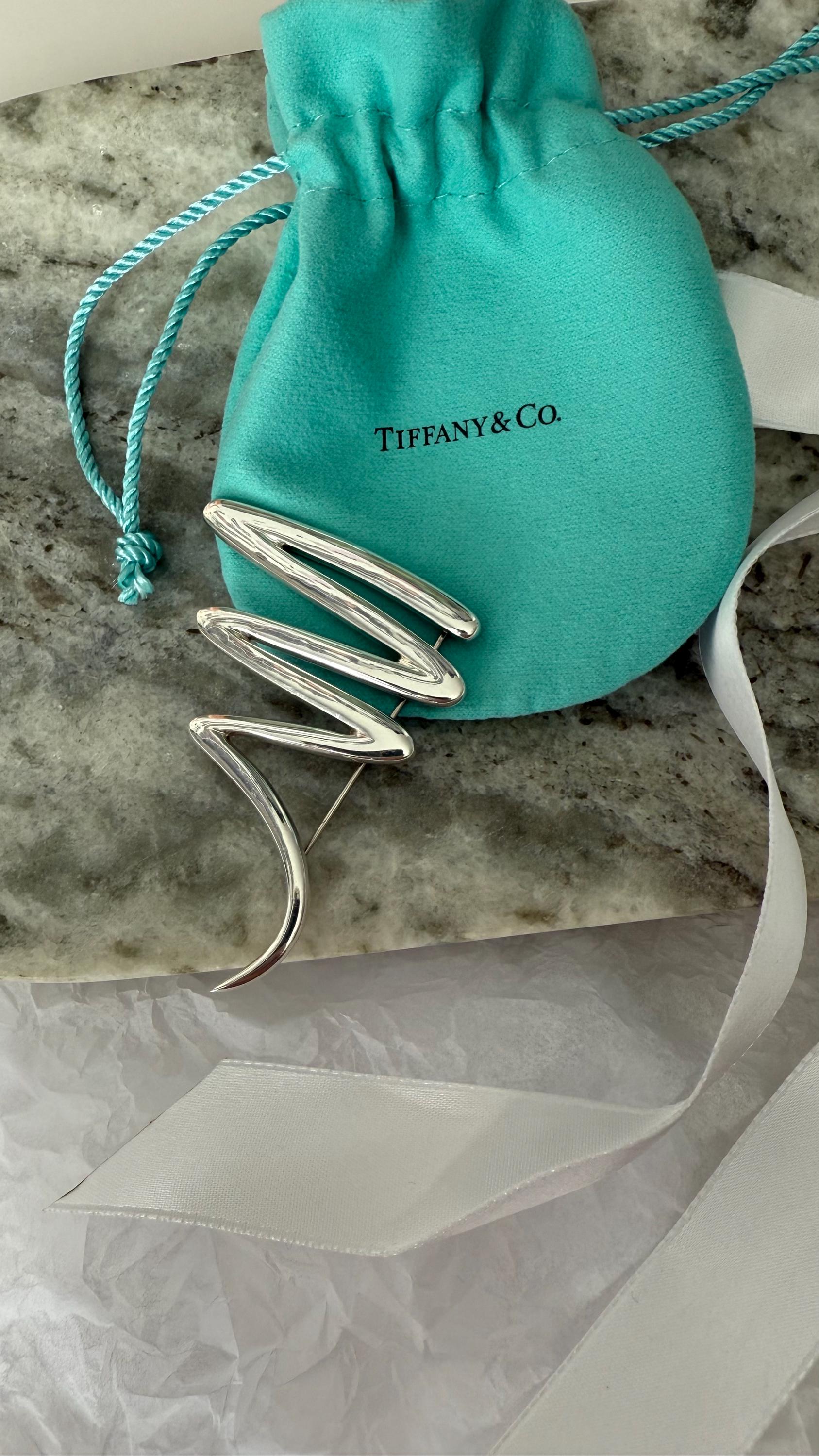 Tiffany & Co. Vintage Paloma Picasso Sterling Silver Waves