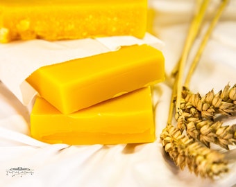 Beeswax 100% natural | 250g | raw | tealight | Oilcloth| candle | Furniture Care | Leather Care | blocks | fragrant