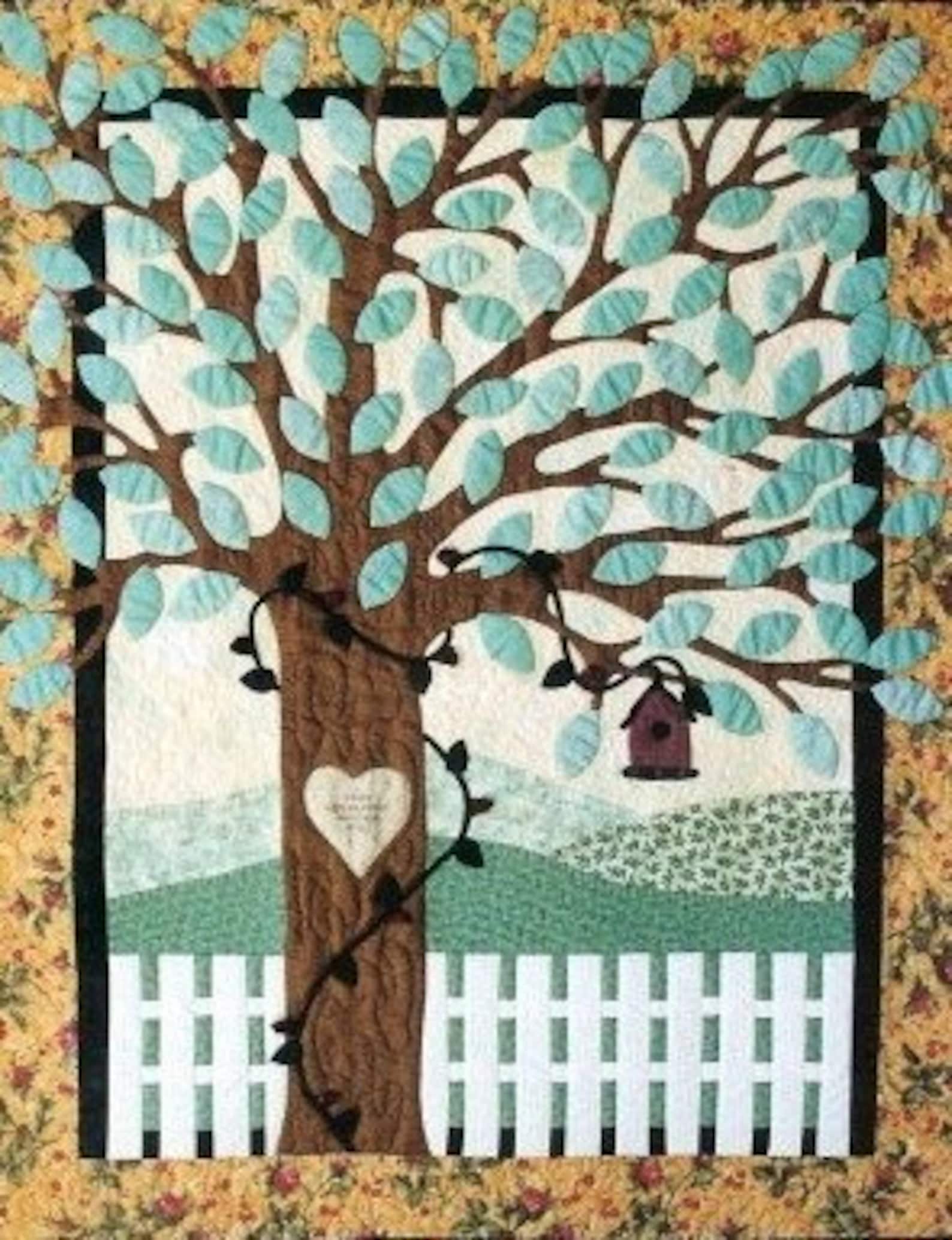 Special Autograph Tree Art Quilt Pattern - Etsy