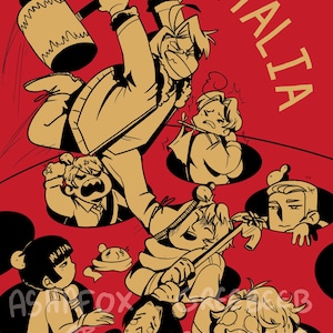 Hetalia; Impresión Bonk de fundición principal
