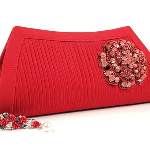 クラッチバッグ、ビーズハンドバッグ、ホリデーギフト、彼女へのギフト、Avalie