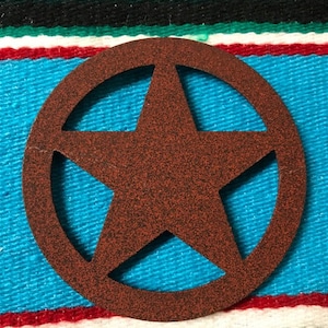 CIRCLE STAR MAGNET / Metal Magnet / Powder Coated Magnet