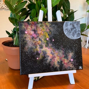 Cotton Candy Nights | Original Acrylic Painting | Varnished Wall-Art |