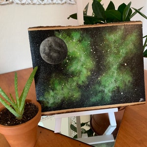 Forrest Moon | Original Acrylic Painting | Varnished Wall-Art |