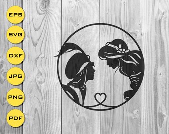 Download Jasmine Silhouette Etsy